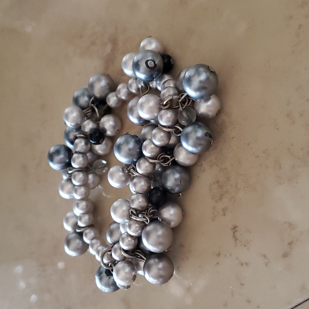 **SALE**Multi Cluster Faux Pearls Bracelet